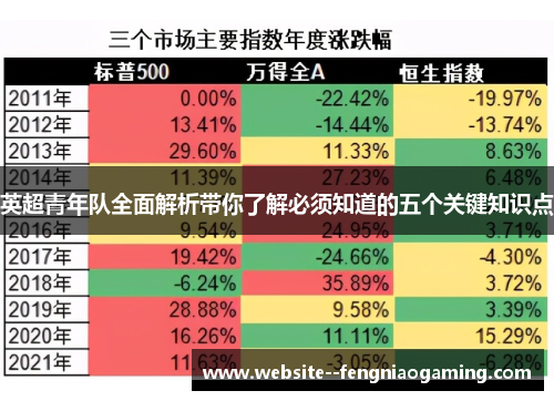 英超青年队全面解析带你了解必须知道的五个关键知识点